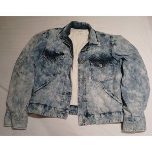 Etoile Isabel Marant Acid Wash Lined Jean Jacket